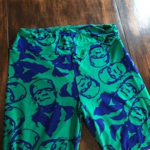 Lularoe TC Frankenstein leggings